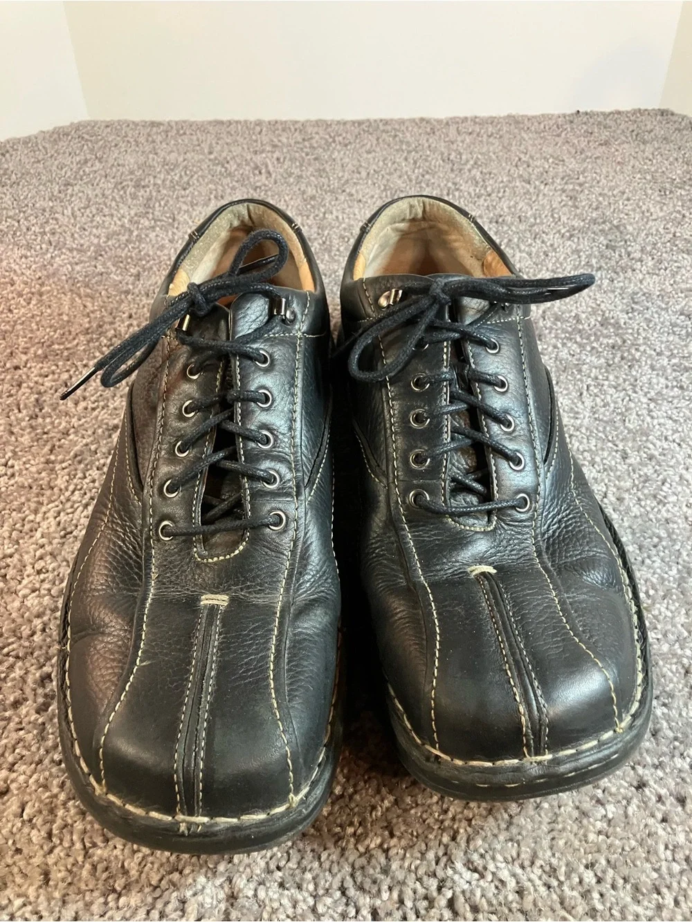 Clarks Black Lace Up Oxford 75052 Mens Size 12M